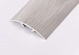 Порог (стык) Русский профиль  разноуровневый декорированный с дюб, 30*2700 мм, Дуб леванте